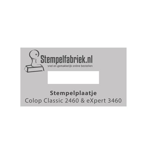 Stempelplaatje Colop 2460 3460 Colop 2460 3460