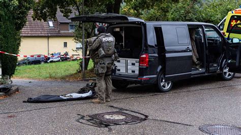 Großeinsatz in Untergruppenbach SEK Kräfte stürmen Haus Marbacher