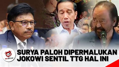 Surya Paloh Menangis Saat Jokowi Umumkan Hal Berikut Ini Youtube