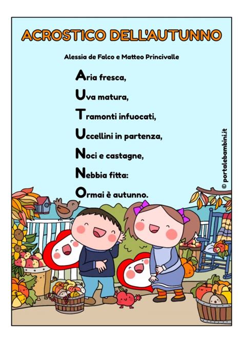 Acrostico Di Autunno Portalebambini It