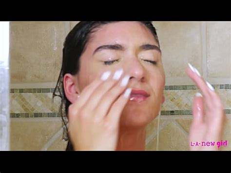 Cute Brunette Turns Shower Into Sensual Scene XVIDEOS