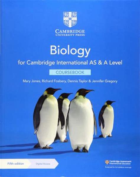 Biology For Cambridge International As A Level Mary Jones Richard