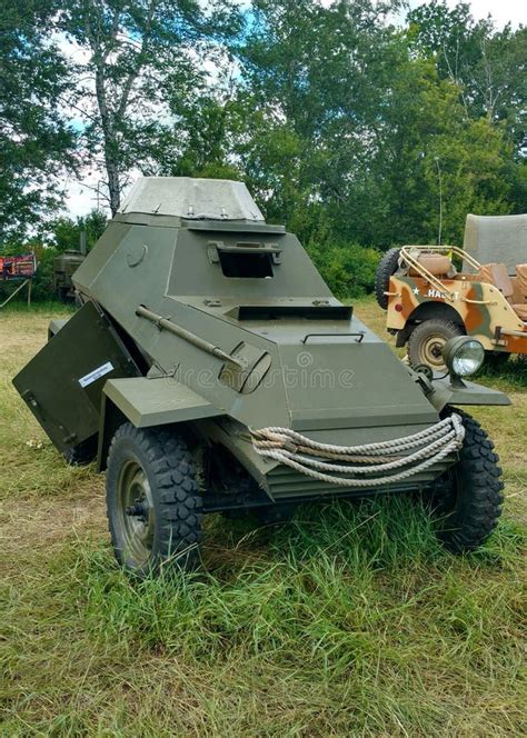 Soviet Armored Car Ba 64 Of The Second World War Stock Image Image Of Armored Voronezh 95626797