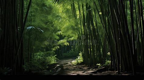 Forest Bamboo Rainforest Stock Photo Image Of Green 321138430