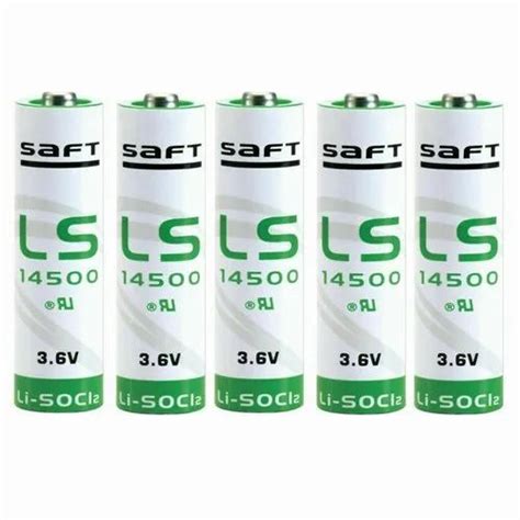 SAFT LS14500 3 6V AA Lithium Battery 17 Gm Capacity 2 6 Ah At Rs 600