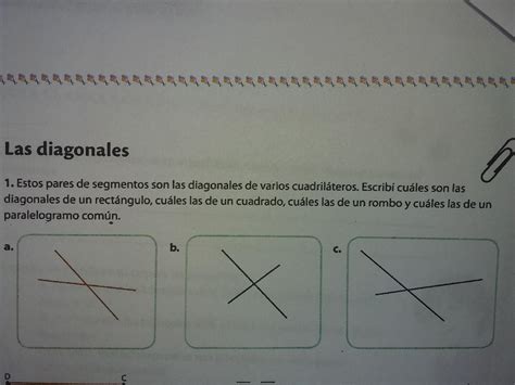 Necesito saber cuál es la diagonal de un rectángulo y cuadrado un rombo