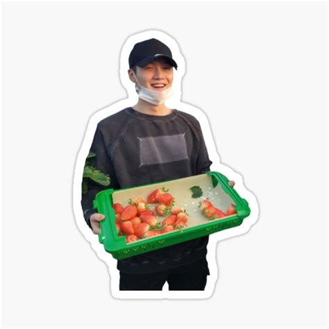 Strawberry Yoongi Sticker For Sale By JayElizabeth Redbubble