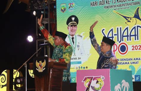 Saijaan Expo Resmi Dibuka Oleh Bupati Dan Wakil Bupati Kotabaru