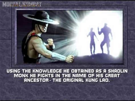 Mortal Kombat Trilogy Playstation PC Kung Lao Ending YouTube