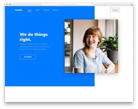 Bootstrap Studio Portfolio Template Grefar