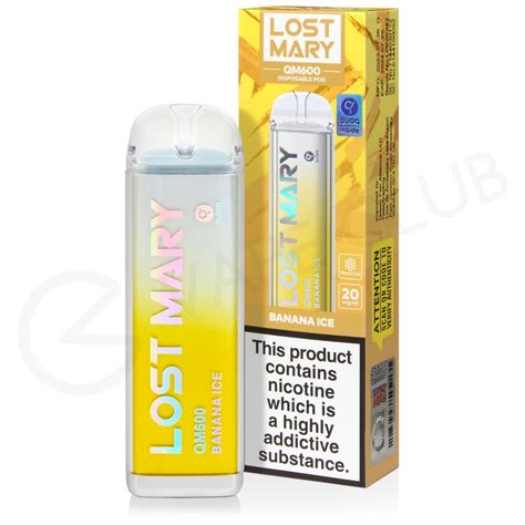 Banana Ice Lost Mary Qm Vape Puffs For