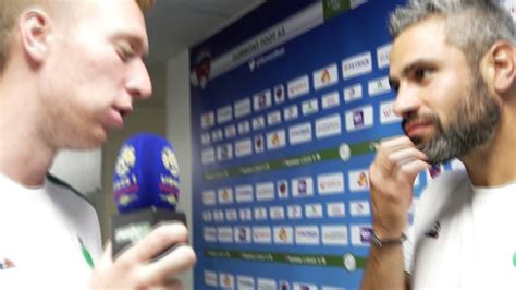 Après ASSE OM Robert Beric interview son capitaine Vidéo Dailymotion