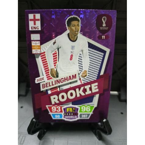 JUDE BELLINGHAM Panini FIFA WORLD CUP QATAR 2022 Adrenalyn XL ROOKIE