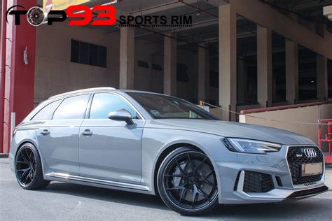 Audi Rs4 B9 Grey Bc Forged Rz21 Wheel Wheel Front