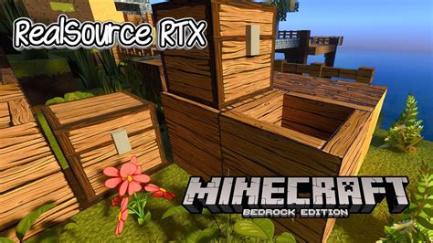 RealSource Realistic RTX Texture Pack 1 19 1 18 For MCPE Bedrock