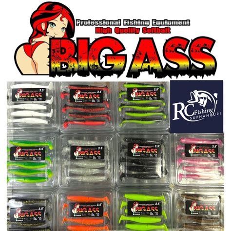 เหยอยาง ปลายาง หนอนยาง Big Ass นว Shopee Thailand