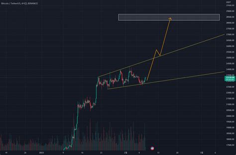 Bellaaaaaaa 의 Binancebtcusdt 용 비트코인 확산형 패턴 — Tradingview