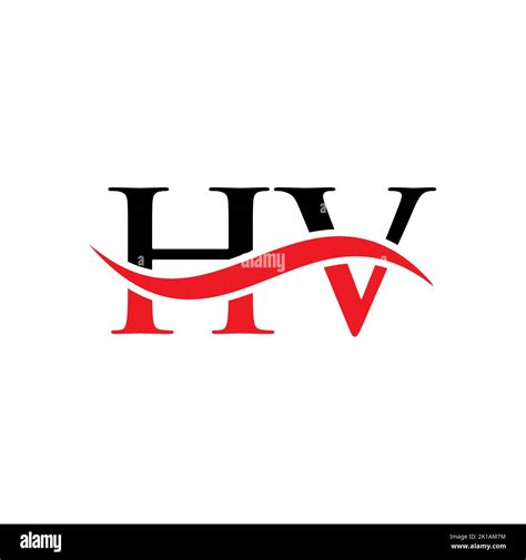 Plantilla Vectorial De Logotipo Combinado De Letras HV Letra HV Logo