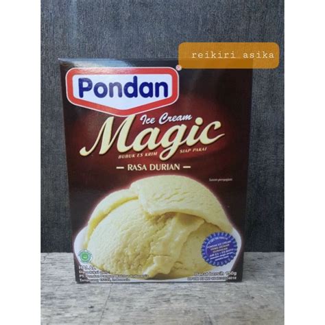 Jual Pondan Ice Cream Magic Bubuk Es Krim Serbaguna Es Krim Instan