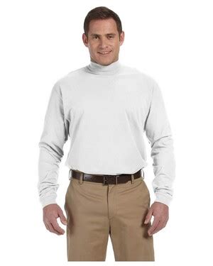 Devon Jones D420 Sueded Cotton Jersey Mock Turtleneck BlankShirts