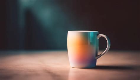 Hot Steam Rises From Fresh Caffeine In Transparent Glass Mug Generated