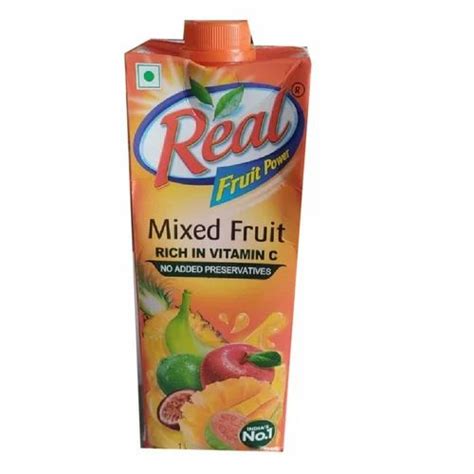 Real Dabur Fruit Juice Packaging Size 1 L Packaging Type Tetra Pack