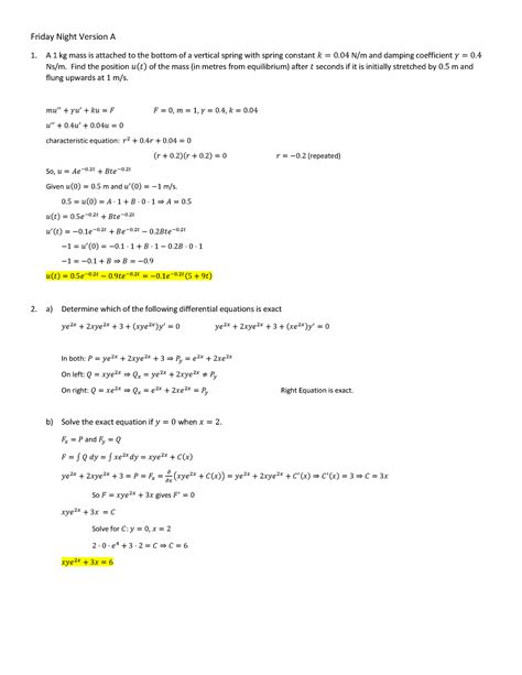 Midterm May 2019 Questions And Answers Warning Tt Undefined Function 32 Friday Night