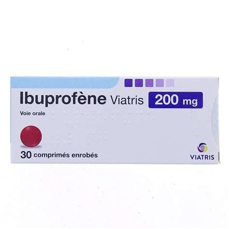 Ibuprofène Viatris 200mg 30cpr Pharmacie en ligne IllicoPharma