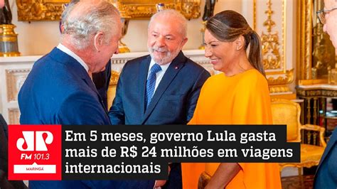 Em 5 meses governo Lula gasta mais de R 24 milhões em viagens