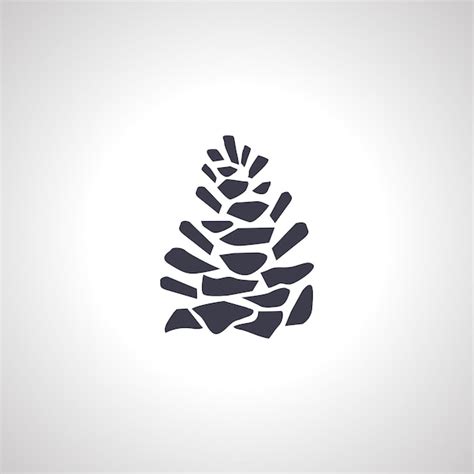 Premium Vector Pinecone Icon Pine Cone Isolated Icon