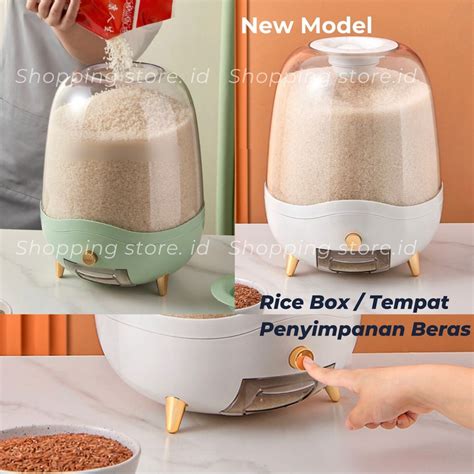 Jual Dispenser Beras Rice Dispenser Tempat Wadah Penyimpanan Beras