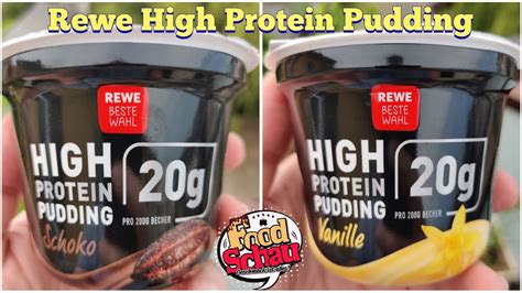 Rewe High Protein Pudding Youtube