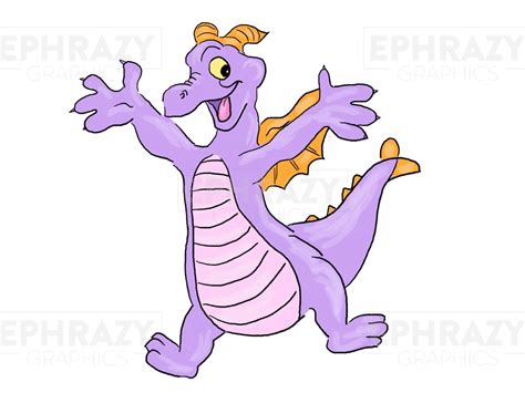 Figment Epcot Hand Drawn Digital Clip Art Download Png Files