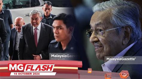 Perbicaraan Tun M Saman Zahid Ditangguh MGFlash YouTube