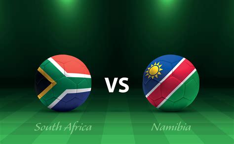 South Africa vs Namibia football scoreboard broadcast template 36471790 ...