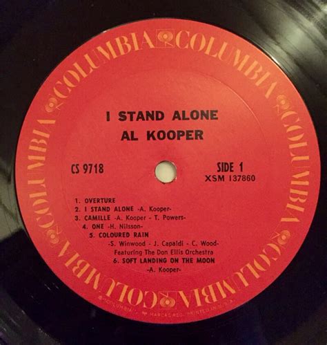 Al Kooper I Stand Alone Used Vinyl High Fidelity Vinyl Records And Hi Fi Equipment