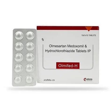 Olmesartan Medoxomil Hydrochlorothiazide Tablet IP Elkos Healthcare