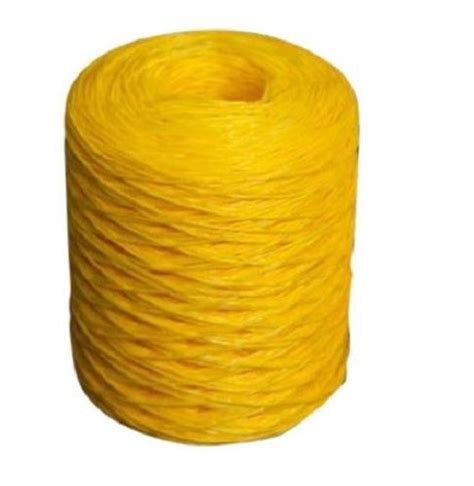 100 Meter Long And 10 Mm Thick Plain Round Plastic Twine Application