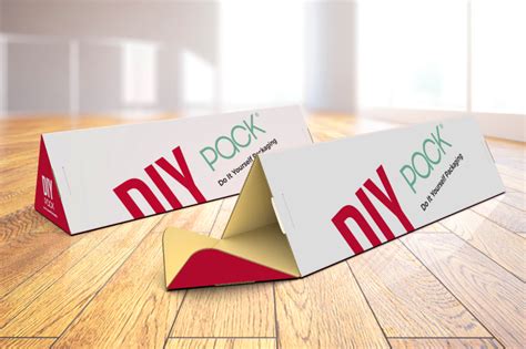 custom triangle shipping boxes  minimums diypack
