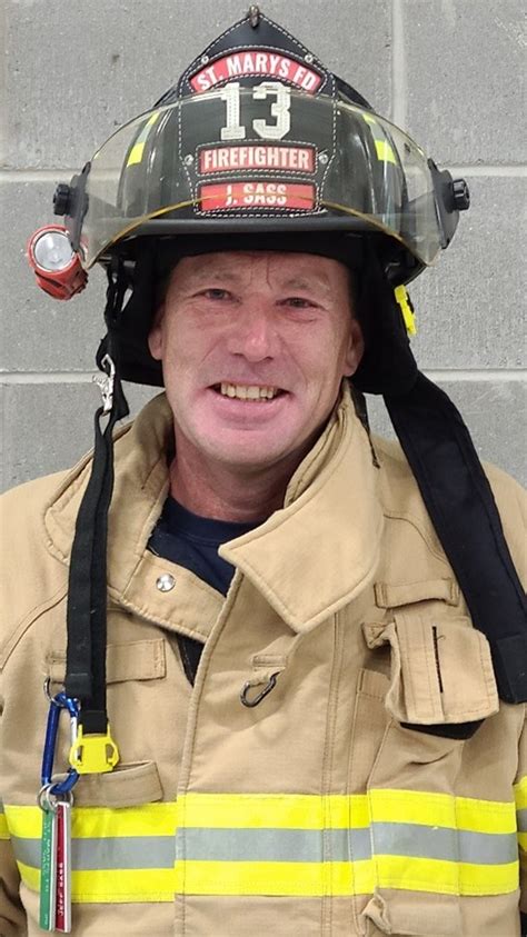 Sass Named St Marys Firefighter Of The Month Stratfordtodayca