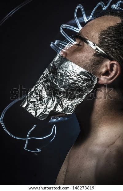 Concept Fear Terror Naked Man Hardware Stock Photo Shutterstock