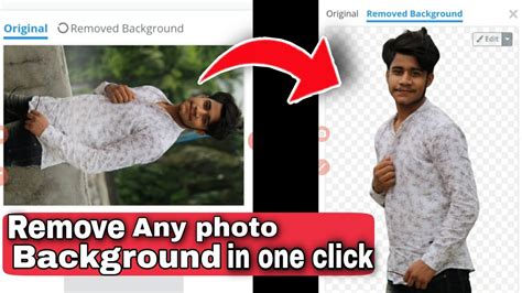 How To Remove Any Photo Background In One Click Kisi Bhi Photo Ki