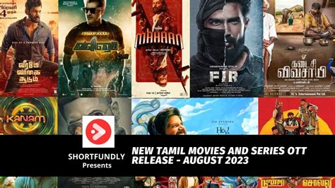 New Tamil Movies And Series OTT Release - August 2023 - Shortfundly