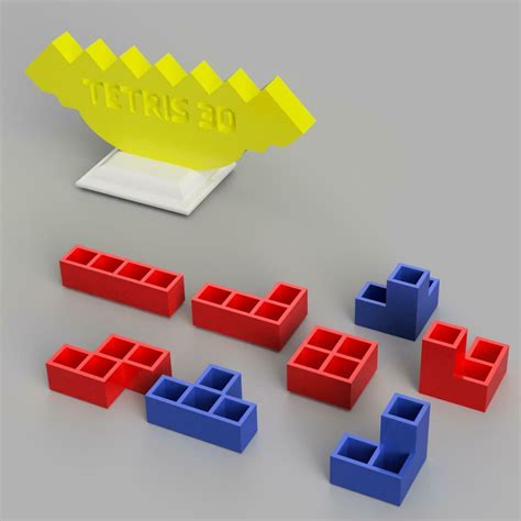Stl File Tetris 3d Balance Game ⚖️・3d Printer Model To Download・cults
