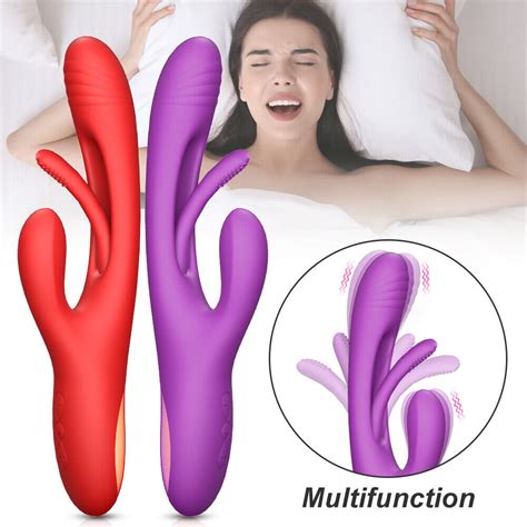 Flapping Vibrator Dildo Rechargeable Rabbit Tapping G Spot Vibrator Sex