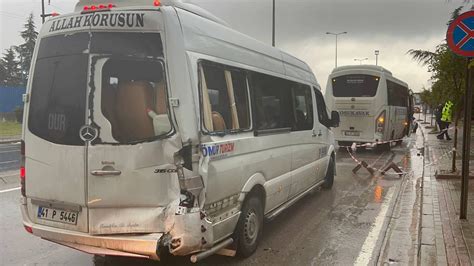 Kocaeli de zincirleme trafik kazası 6 yaralı Son Dakika Haberleri