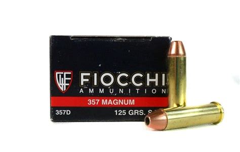 Fiocchi Shooting Dynamics 357 Magnum 125 Gr Jacketed Hollow Point