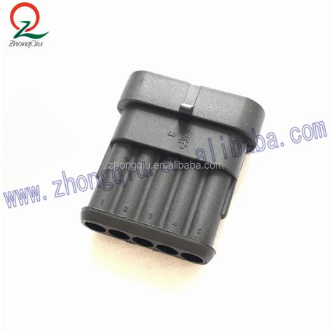 Buy 5 Pin Connector Male Female Amp Sealed Connector Pbt Gf30 Auto