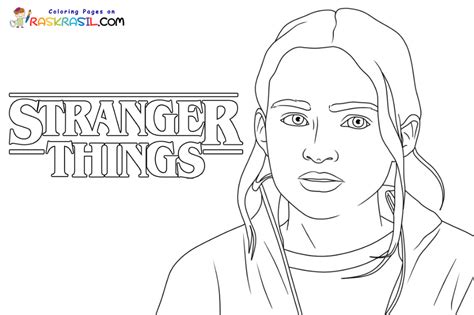 Stranger Things Coloring Pages Cartoon Coloring Pages Colouring Pages