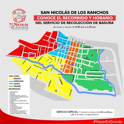 Recorridos y Horarios del Servicio de Recolección de Basura - H